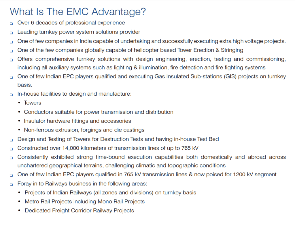 Multibagger stocks below 100 rs: Salasar acquires EMC Ltd 16 EMC_advantage