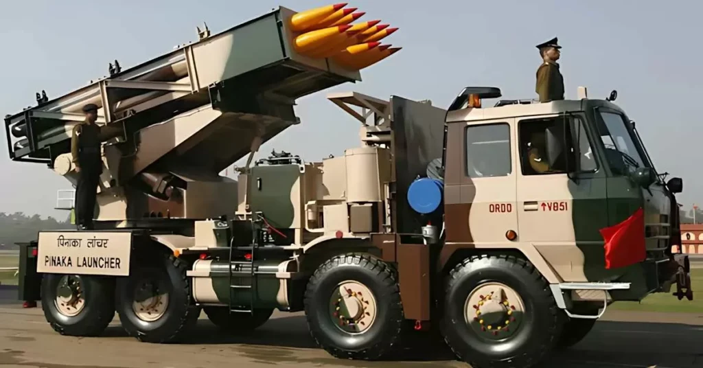 Pinaka-Multi-Barrel-Rocket-Launcher